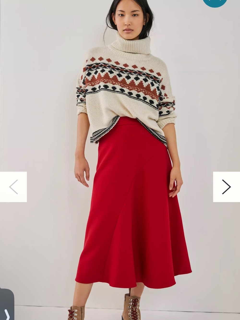 Anthropologie “Laurence” Midi Skirt